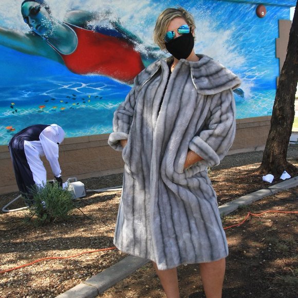 Princeton's O'llegro Jackets & Blazers - Vintage Princeton's O'llegro Sixty faux fur coat